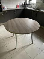 table ronde, Huis en Inrichting, Tafels | Eettafels, 100 tot 150 cm, Rond, Vier personen, Zo goed als nieuw