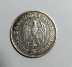 Duitsland 5 Reichsmark 1935 D, zilver, Zilver, Duitsland, Ophalen of Verzenden, Losse munt
