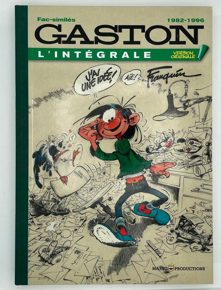 GASTON LAGAFFE INTEGRALE VERSION ORIGINALE 1982-1996 EO TL, Boeken, Stripverhalen, Zo goed als nieuw, Ophalen of Verzenden
