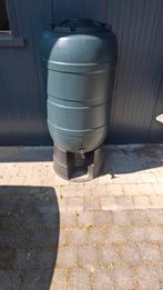Regenwaterton 210 lt met voet en kraantje als nieuw, Ophalen, Zo goed als nieuw