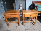 2 Tables de nuit en bois, Maison & Meubles, Chambre à coucher | Tables de chevet, Enlèvement, Utilisé, Bois, 45 à 65 cm