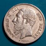 België 50 centimes Leopold II 1866 FR, Postzegels en Munten, Munten | België, Ophalen of Verzenden, Losse munt
