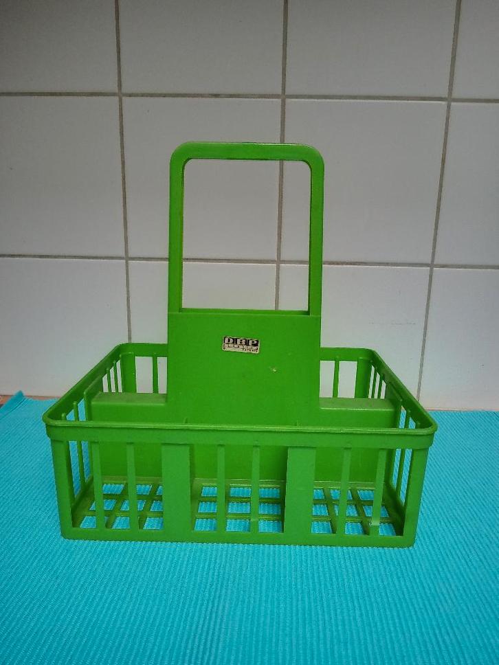 VINTAGE knoddig flessenrek DBP Plastics / Antwerp, Collections, Rétro, Maison et Meubles, Enlèvement ou Envoi