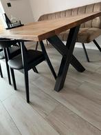 Eettafel, Huis en Inrichting, Ophalen, Gebruikt, Eikenhout, 200 cm of meer