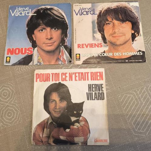 Hervé Vilard - 6 singles voor 4 €, Cd's en Dvd's, Vinyl | Overige Vinyl, Gebruikt, Overige formaten, Ophalen of Verzenden