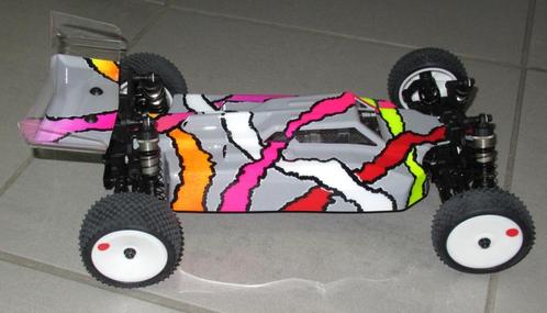 PR Racing buggy 4x4, Hobby en Vrije tijd, Modelbouw | Radiografisch | Auto's, Zo goed als nieuw, Auto offroad, Elektro, Schaal 1:10