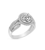 Ring gerhodieerd massief zilver., Ophalen of Verzenden, Nieuw, Zilver