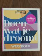 Doen wat je droomt - Werkboek special Psychologies, Ophalen of Verzenden, Nieuw, Overige typen