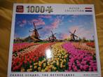 puzzel tulpen 1000 stukjes, Enlèvement ou Envoi, 500 à 1500 pièces, Comme neuf, Puzzle