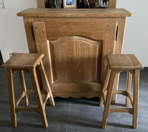 Barkast met barkrukken, Huis en Inrichting, Barren, Zo goed als nieuw, Ophalen