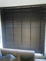 Houten Jaloezieën zwart 50mm diep, Huis en Inrichting, Stoffering | Gordijnen en Lamellen, 200 cm of meer, Zwart, Nieuw, 50 tot 100 cm