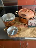 Set koperen potten van Pentole Agnelli (nooit gebruikt!), Ophalen, Nieuw