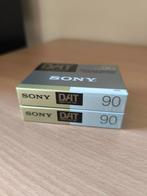 2x Sony DT-90 DAT 90 min, Cd's en Dvd's, Cassettebandjes, Ophalen of Verzenden, Nieuw in verpakking, 2 t/m 25 bandjes, Onbespeeld