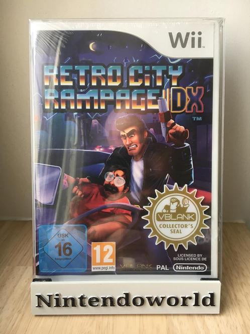 Retro City Rampage DX (Wii) - Collector, Games en Spelcomputers, Games | Nintendo Wii, Nieuw, Muziek, Ophalen of Verzenden