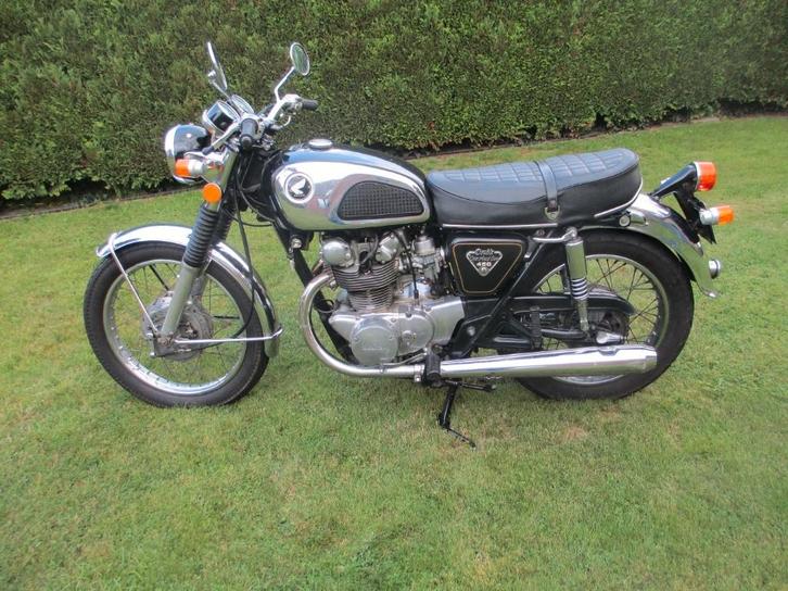 Oldtimer Honda CB 450 motorfiets, model K1, Motos, Motos | Honda, Particulier, Tourisme, 2 cylindres, Enlèvement