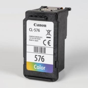 JE PAIE POUR CANON CL 576 ORIGINALE VIDE (3,50 €) beschikbaar voor biedingen