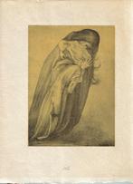 George Minne litho "Grieving Mother", 1890, met oplegvel, Antiek en Kunst, Ophalen