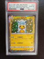Pikachu 037/sm-p vulpix poncho PSA 10 !, Comme neuf, Enlèvement ou Envoi