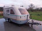 2x Caravan met hefdak, Treinzit, Hymer, Hefdak, Bedrijf