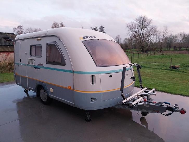 2x Caravan met hefdak, Caravans en Kamperen, Caravans, Bedrijf, Treinzit, Hymer, Hefdak, Ophalen