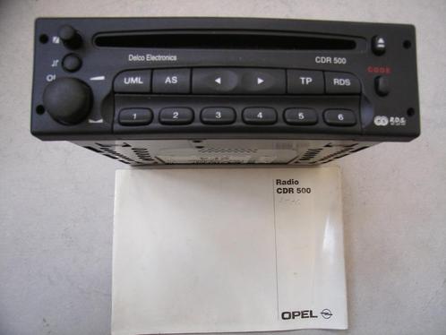 autoradio d'origine Opel (CDR 500) avec codes, Autos : Divers, Autoradios, Utilisé, Enlèvement ou Envoi