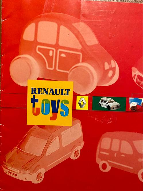 Exclusief RENAULT TOYS 1999 miniaturen catalogus, Boeken, Auto's | Folders en Tijdschriften, Zo goed als nieuw, Renault, Verzenden