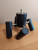 Vintage bruine hanglamp uit de jaren 70 gemaakt in België, Ophalen of Verzenden