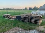 Houten paletten (19 st) + planken - Gratis af te halen, Doe-het-zelf en Bouw, Ophalen, Gebruikt, Pallet