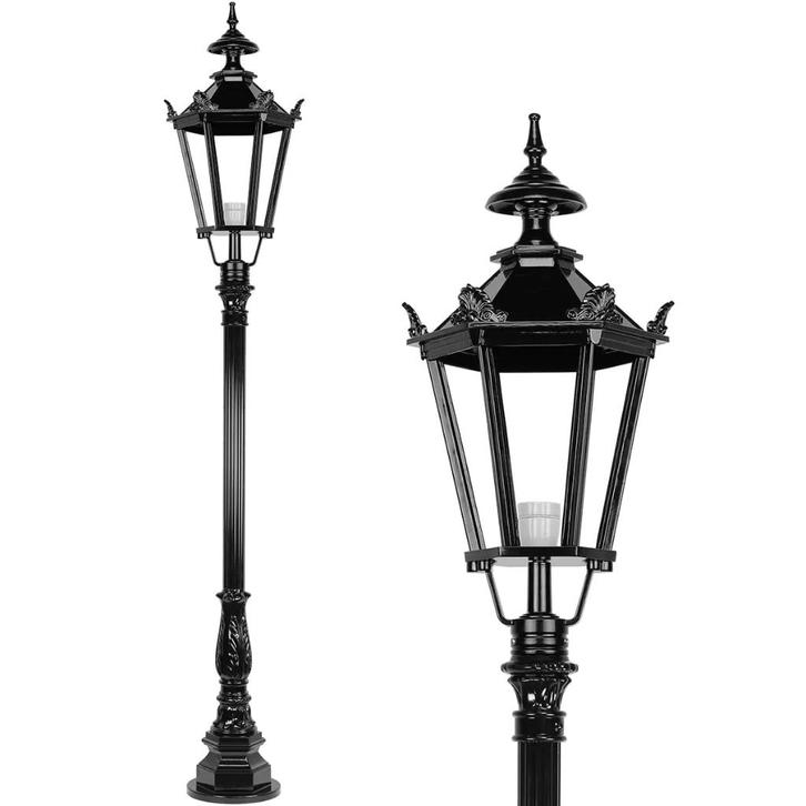 Tuinlantaarn Bodegraven XL - Zeskant - 235 cm, Antiquités & Art, Antiquités | Éclairage, Enlèvement ou Envoi