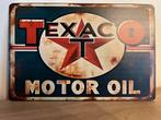 Plaque metallique texaco motor oil, Enlèvement ou Envoi, Comme neuf