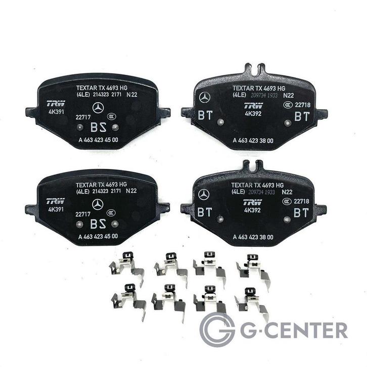 Mercedes-Benz G-Klasse Remblokset Achter A0004203705 NIEUW, Auto-onderdelen, Remmen en Aandrijving, Nieuw, BOVAG lid, Ophalen of Verzenden