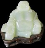 Jade Beeld Boeddha Skulptuur Edelsteen Antiek China, Envoi
