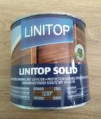 Lasure Linitop Solid noyer 0,5 L neuf., Enlèvement ou Envoi, Lasure, Neuf
