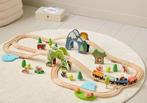 Leuke houten treinset, Kinderen en Baby's, Speelgoed | Houten speelgoed, Ophalen, Zo goed als nieuw