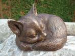 chat murale en boule qui dort en bronze, Enlèvement ou Envoi, Neuf