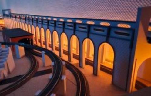 HO-brug/viaduct voor Marklin C-rail, Hobby en Vrije tijd, Modeltreinen | H0, Gebruikt, Rails, Ophalen