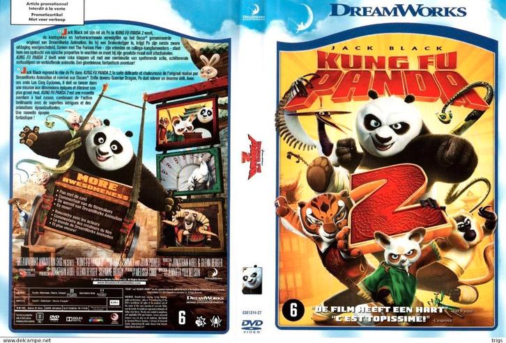 dvd Kung Fu Panda 2, Cd's en Dvd's, Dvd's | Tekenfilms en Animatie, Ophalen of Verzenden