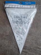 Witte vlaggenlijn 'Gefeliciteerd met je communie', Ophalen of Verzenden, Gebruikt, Versiering