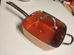 Plat de cuisson Blauwmann avec couvercle, Enlèvement ou Envoi, Comme neuf, Autres matériaux, Poêle à frire ou Sauteuse