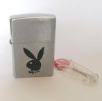 ZIPPO 1997 PLAYBOY BUNNY BLACK BRUSHED CHROME, Ophalen of Verzenden, Gebruikt, Gebruiksvoorwerp