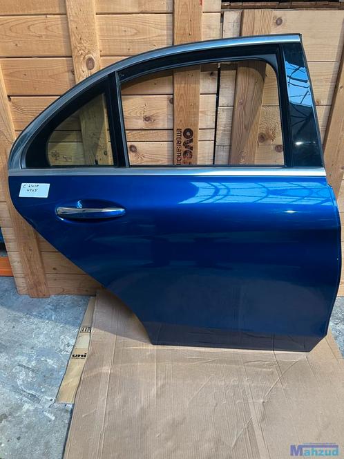 MERCEDES C KLASSE W205 Blauw rechts achter deur 2013-2021, Auto-onderdelen, Carrosserie, Deur, Mercedes-Benz, Gebruikt