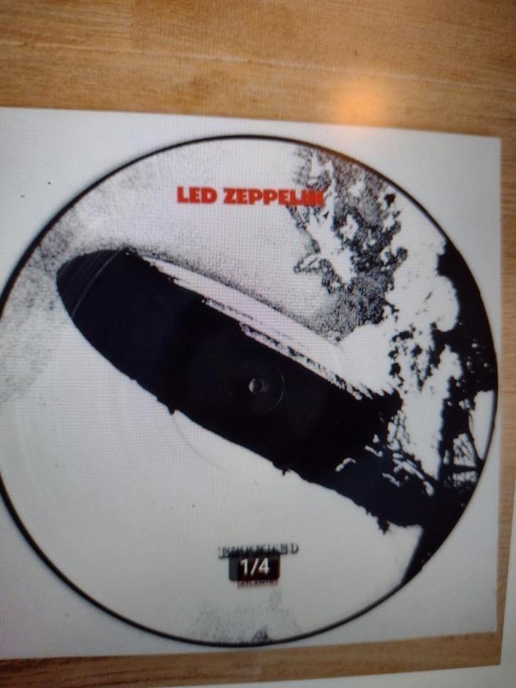 LP PICTURE DISC: LED ZEPPELIN: LED ZEPPELIN 1 (nieuwstaat), Cd's en Dvd's, Vinyl | Hardrock en Metal, Zo goed als nieuw, Ophalen of Verzenden