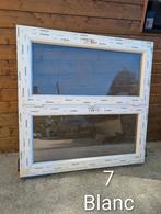 Chassis pvc blanc neuf composé de 2 soufflets, Neuf, Double vitrage, 120 à 160 cm, Fenêtre de façade ou Vitre