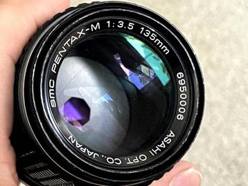 Objectif PENTAX SMC PENTAX M 135mm 3,5 beschikbaar voor biedingen