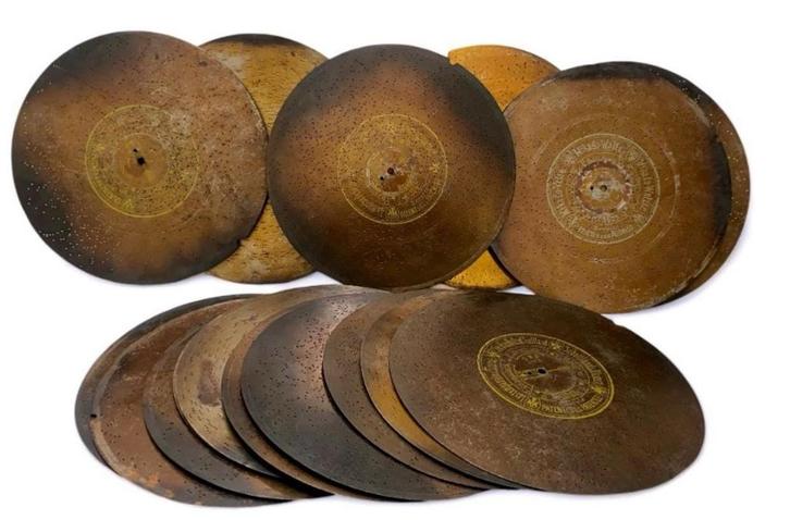 Lot de 16 disques 30 cm pour Symphonion Musikwerke, Antiek en Kunst, Curiosa en Brocante, Verzenden