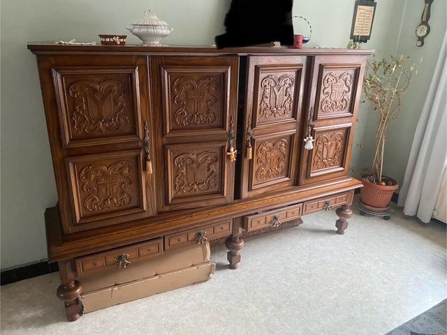 Rustieke eetplaats te koop in perfecte staat, Huis en Inrichting, Complete eetkamers, Gebruikt, 4 tot 6 stoelen, Ophalen