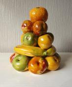 Keramieken fruittoren, Portugees aardewerk,vintage decoratie, Ophalen of Verzenden