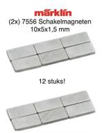 Marklin 7556 Schakelmagneten / Voertuigmagneten (12 stuks!), Nieuw, Gelijkstroom of Wisselstroom, Overige typen, Märklin
