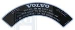 Volvo Sticker voor luchtfilter 669893 B18A Zenith VN36 Volvo, Autos : Pièces & Accessoires, Enlèvement ou Envoi, Neuf