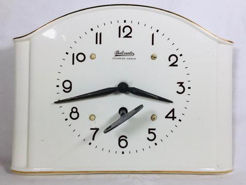 Belcanto Schwebe Anker Design Art Deco Wandklok Duitsland, Antiek en Kunst, Antiek | Klokken, Verzenden